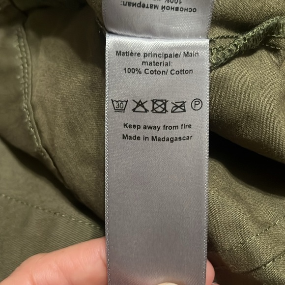 Zadig & Voltaire Virginia Camo Skull Lurex Embroidered Military Jacket Green M - Picture 11 of 11